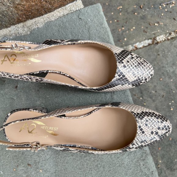 Aerosoles Slingbacks Snakeskin, Size 8M, NEW - Picture 12 of 12